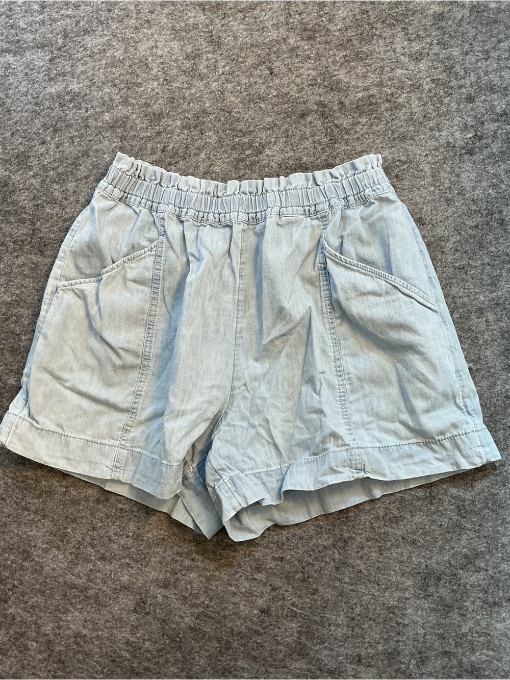Elizabeth & James Light Blue Women's Pull-On Denim Shorts Size M